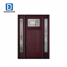 Fangda Hot Sale Fiberglass Composite Entry Door With Glass